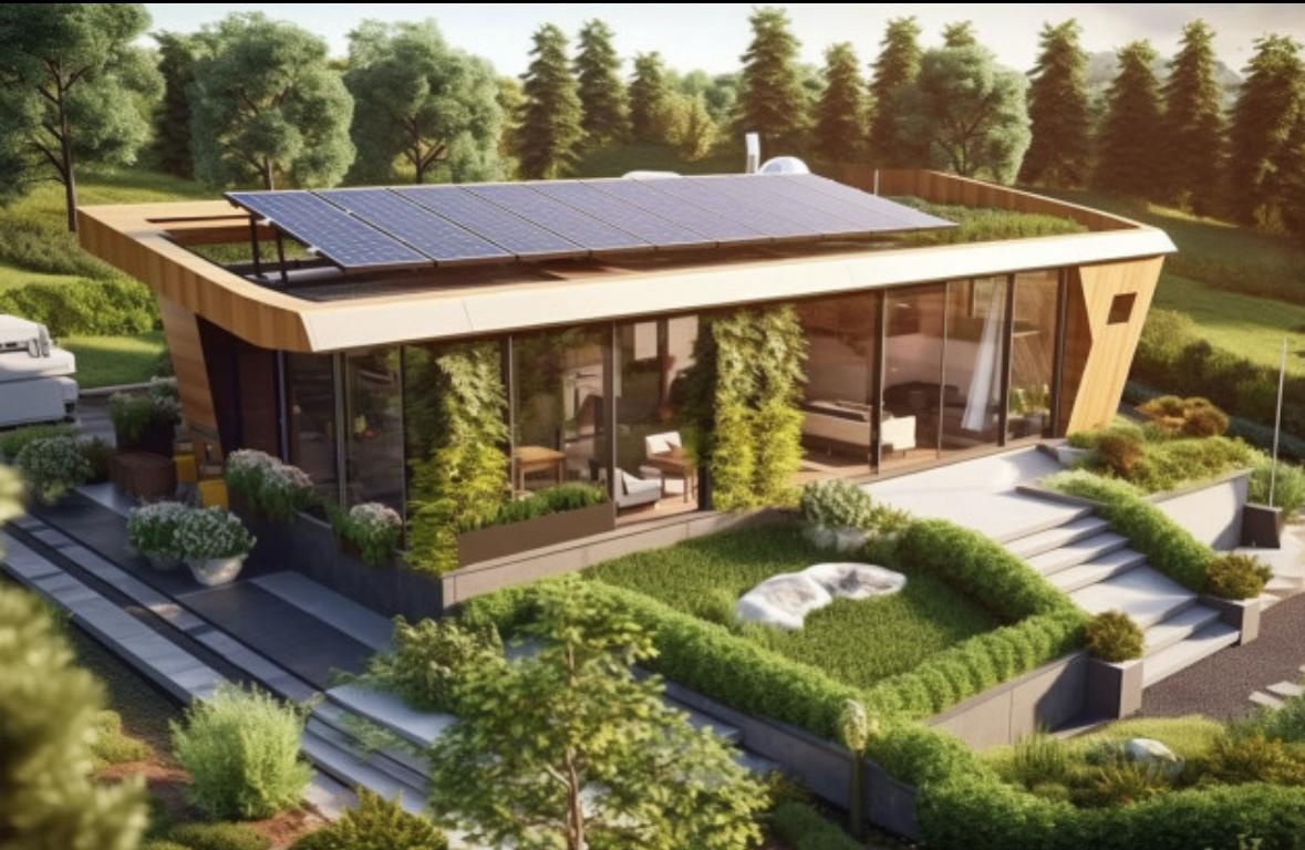 Maison moderne et écologique